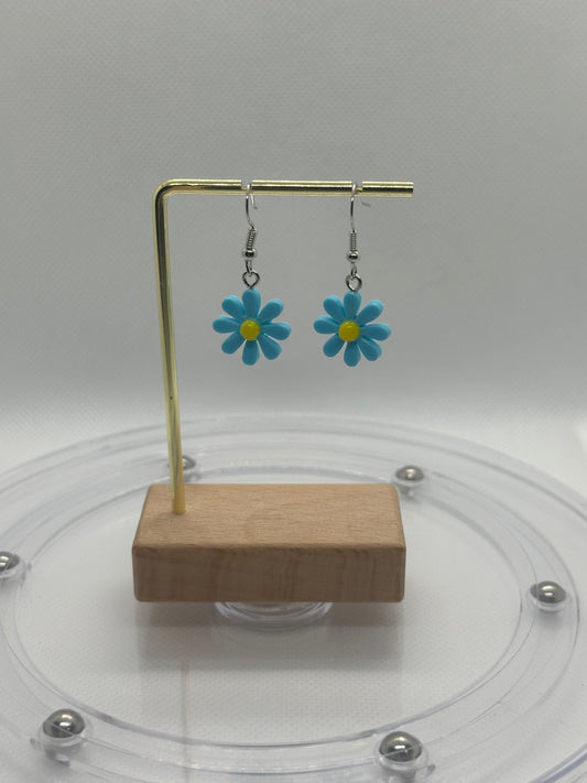 Blue 8 Leafs Flowers